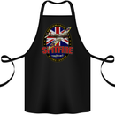 Supermarine Spitfire Flying Legend Cotton Apron 100% Organic Black