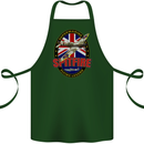 Supermarine Spitfire Flying Legend Cotton Apron 100% Organic Forest Green