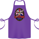 Supermarine Spitfire Flying Legend Cotton Apron 100% Organic Purple