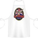 Supermarine Spitfire Flying Legend Cotton Apron 100% Organic White