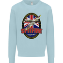 Supermarine Spitfire Flying Legend Kids Sweatshirt Jumper Light Blue