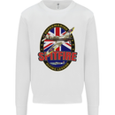 Supermarine Spitfire Flying Legend Kids Sweatshirt Jumper White
