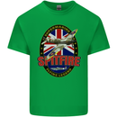 Supermarine Spitfire Flying Legend Kids T-Shirt Childrens Irish Green