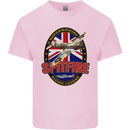 Supermarine Spitfire Flying Legend Kids T-Shirt Childrens Light Pink