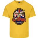 Supermarine Spitfire Flying Legend Kids T-Shirt Childrens Yellow