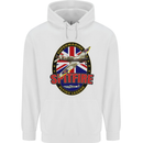 Supermarine Spitfire Flying Legend Mens 80% Cotton Hoodie White