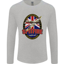 Supermarine Spitfire Flying Legend Mens Long Sleeve T-Shirt Sports Grey
