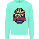 Supermarine Spitfire Flying Legend Mens Sweatshirt Jumper Peppermint