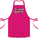 Supermarine Spitfire with the Union Jack Cotton Apron 100% Organic Pink