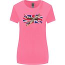 Supermarine Spitfire with the Union Jack Womens Wider Cut T-Shirt Azalea