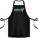 Swallow or It's Going in Your Eye Rude Sex Cotton Apron 100% Organic Black