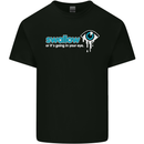 Swallow or It's Going in Your Eye Rude Sex Mens Cotton T-Shirt Tee Top Black