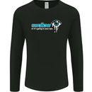 Swallow or It's Going in Your Eye Rude Sex Mens Long Sleeve T-Shirt Black