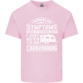 Symptoms Go Caravanning Caravan Funny Mens Cotton T-Shirt Tee Top Light Pink