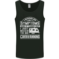 Symptoms Go Caravanning Caravan Funny Mens Vest Tank Top Black