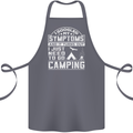 Symptoms I Just Need to Go Camping Funny Cotton Apron 100% Organic Steel
