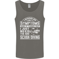 Symptoms Just Need to Go Scuba Diving Mens Vest Tank Top Charcoal