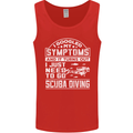 Symptoms Just Need to Go Scuba Diving Mens Vest Tank Top Red
