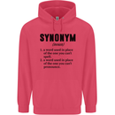 Synonym Funny Definition Slogan Childrens Kids Hoodie Heliconia