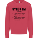 Synonym Funny Definition Slogan Kids Sweatshirt Jumper Heliconia