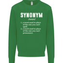 Synonym Funny Definition Slogan Kids Sweatshirt Jumper Irish Green