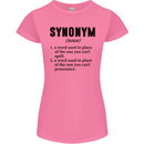 Synonym Funny Definition Slogan Womens Petite Cut T-Shirt Azalea