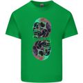 Synthesize Skulls Mens Cotton T-Shirt Tee Top Irish Green