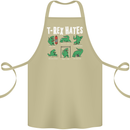 T-Rex Hates Funny Dinosaurs Jurassic Gym Cotton Apron 100% Organic Khaki