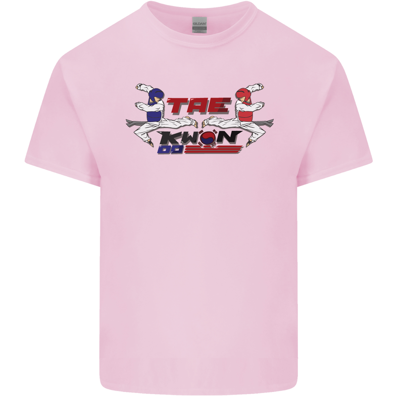 Taekwondo Fighter Mixed Martial Arts MMA Kids T-Shirt Childrens Light Pink