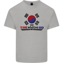 Taekwondo Fighter Mixed Martial Arts MMA Kids T-Shirt Childrens Sports Grey