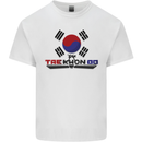 Taekwondo Fighter Mixed Martial Arts MMA Kids T-Shirt Childrens White