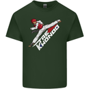 Taekwondo Fighter Mixed Martial Arts MMA Mens Cotton T-Shirt Tee Top Forest Green