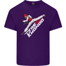 Taekwondo Fighter Mixed Martial Arts MMA Mens Cotton T-Shirt Tee Top Purple