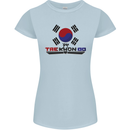 "Taekwondo Fighter Mixed Martial Arts MMA " Womens Petite Cut T-Shirt Light Blue