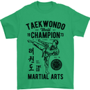 Taekwondo World Champion Martial Arts MMA Mens T-Shirt Cotton Gildan Irish Green
