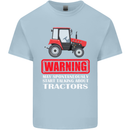 Talking About Tractors Funny Farmer Farm Kids T-Shirt Childrens Light Blue