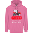 Talking About Tractors Funny Farmer Farm Mens 80% Cotton Hoodie Azelea