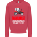 Talking About Tractors Funny Farmer Farm Mens Sweatshirt Jumper Heliconia