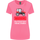 Talking About Tractors Funny Farmer Farm Womens Wider Cut T-Shirt Azalea