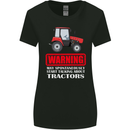 Talking About Tractors Funny Farmer Farm Womens Wider Cut T-Shirt Black
