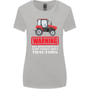 Talking About Tractors Funny Farmer Farm Womens Wider Cut T-Shirt Sports Grey