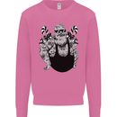 Tattoo Santa Funny Christmas Biker Motorbike Mens Sweatshirt Jumper Azalea