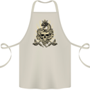 Tattoo Skull Snake Tattooist Biker Gothic Cotton Apron 100% Organic Natural