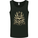 Tattoo Skull Snake Tattooist Biker Gothic Mens Vest Tank Top Black