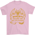 Tears of My Players RPG Role Playing Games Mens T-Shirt Cotton Gildan Light Pink
