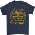 Tears of My Players RPG Role Playing Games Mens T-Shirt Cotton Gildan Navy Blue