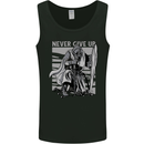 Teutonic Knight Never Give Up Crusader Gym Mens Vest Tank Top Black