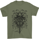 Teutonic Knight St. George's Day Crusader Mens T-Shirt Cotton Gildan Military Green