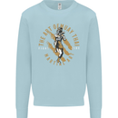 The Art of Muay Thai MMA Mixed Martial Arts Mens Sweatshirt Jumper Light Blue