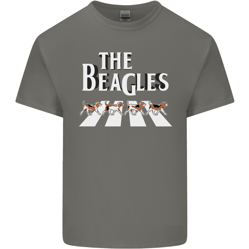 The Beagles Funny Dog Parody Mens Cotton T-Shirt Tee Top Charcoal
